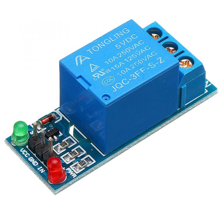 1 Channel 5V Relay Module With Optocoupler - Olelectronics