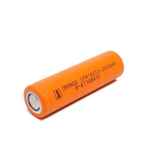 Orange A Grade IFR18650 3.2V 2000mAh