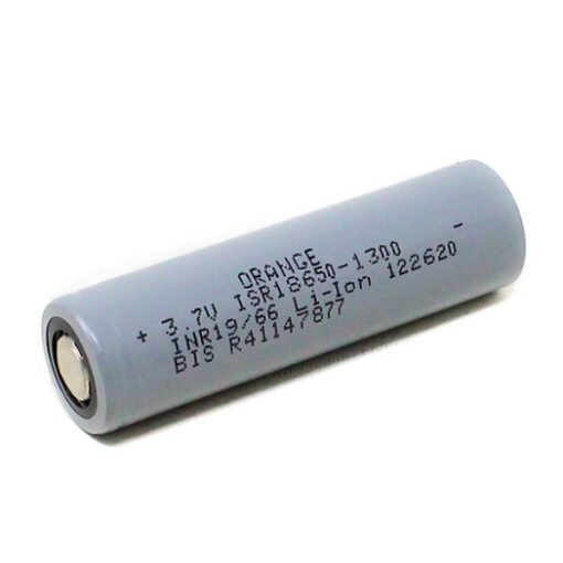 Orange A Grade ISR 18650 3.7V 1300mAh