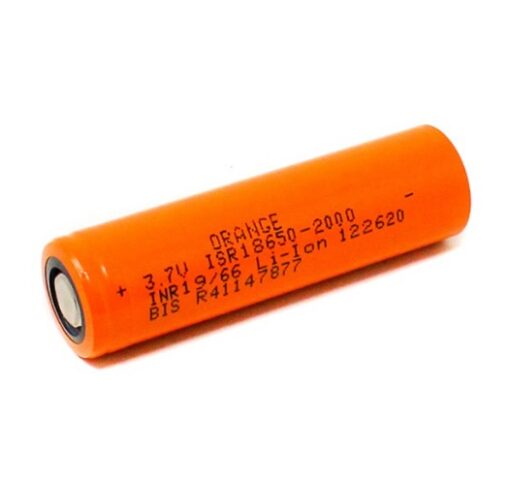Orange A Grade ISR 18650 3.7V 2000mAh