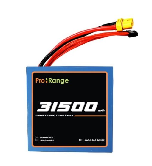 Pro-Range INR 21700 P45B 51.8 V 31500mAh