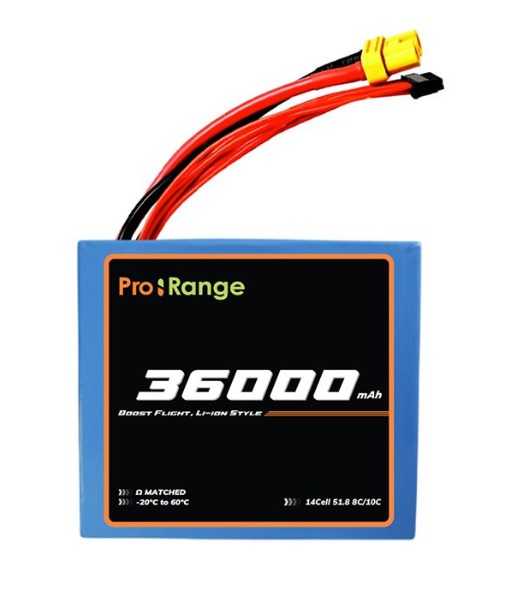Pro-Range INR 21700 P45B 51.8 V 36000mAh