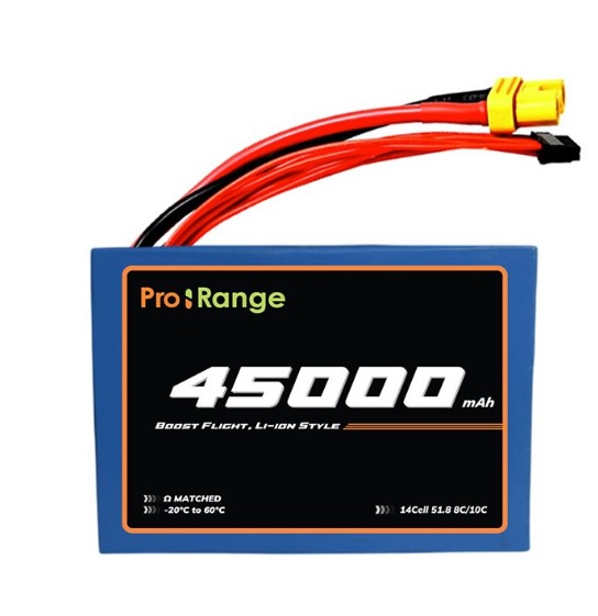 Pro-Range INR 21700 P45B 51.8 V 45000mAh