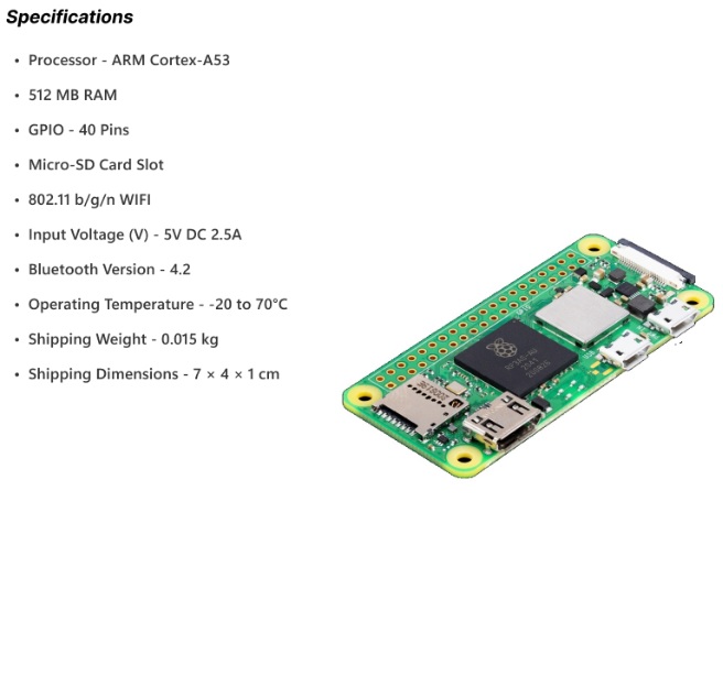 Raspberry Pi Zero-3 Raspberry Pi Zero