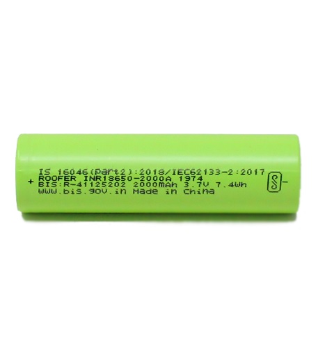 Roofer A Grade INR18650-2000A 3.7V 2000mAh-2 Roofer A Grade INR18650-2000A 3.7V 2000mAh